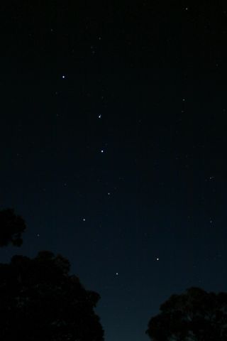 A picture of the Big Dipper taken in August 2007 from the Kalalau Valley lookout at Koke'e State Park in Hawaii.