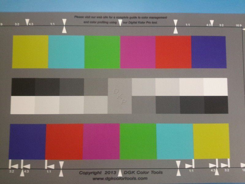 Color correct photography card 1