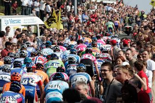 The Flanders crowds are some of the most enthusiastic in cycling.