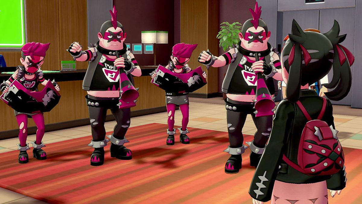 Team Yell Are The New Villains In Pokemon Sword And Shield And They Team Yell Are The New Villains In Pokemon Sword And Shield And They