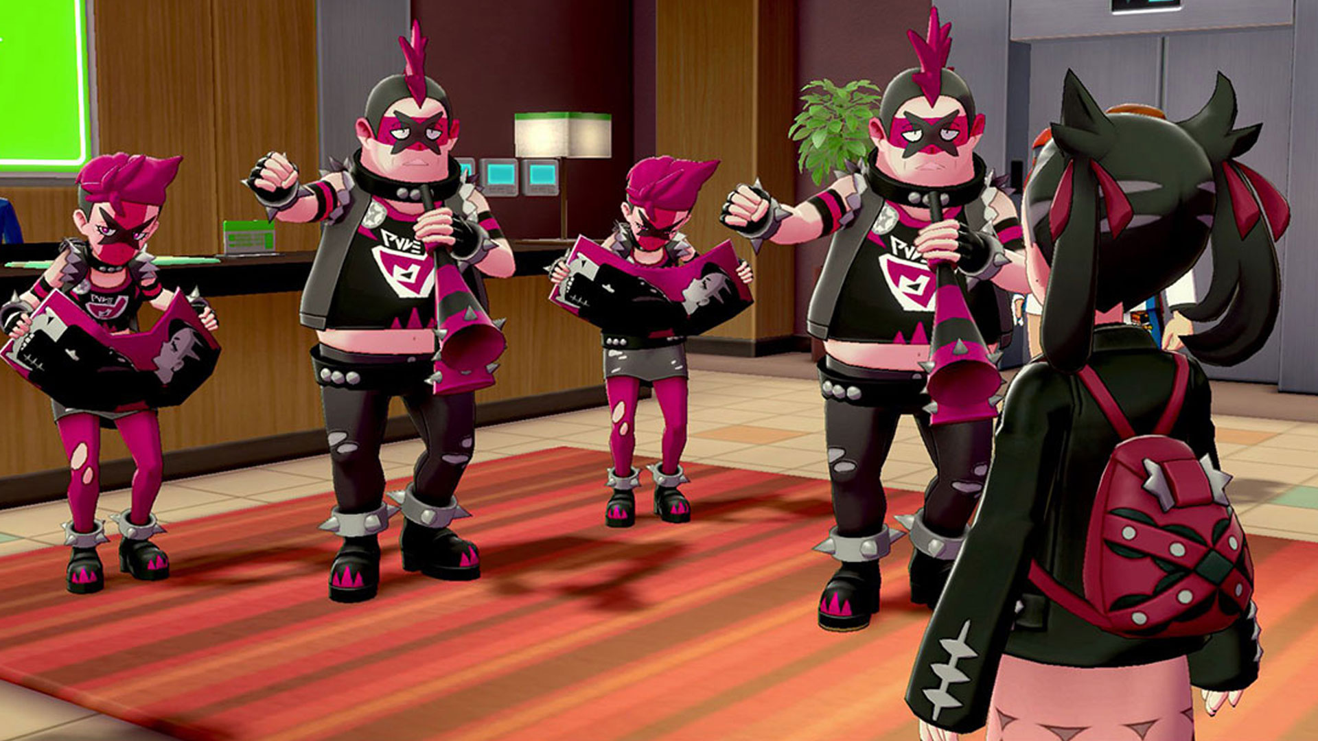 Team Yell Are The New Villains In Pokemon Sword And Shield And They Look About As Annoying As You D Expect Gamesradar