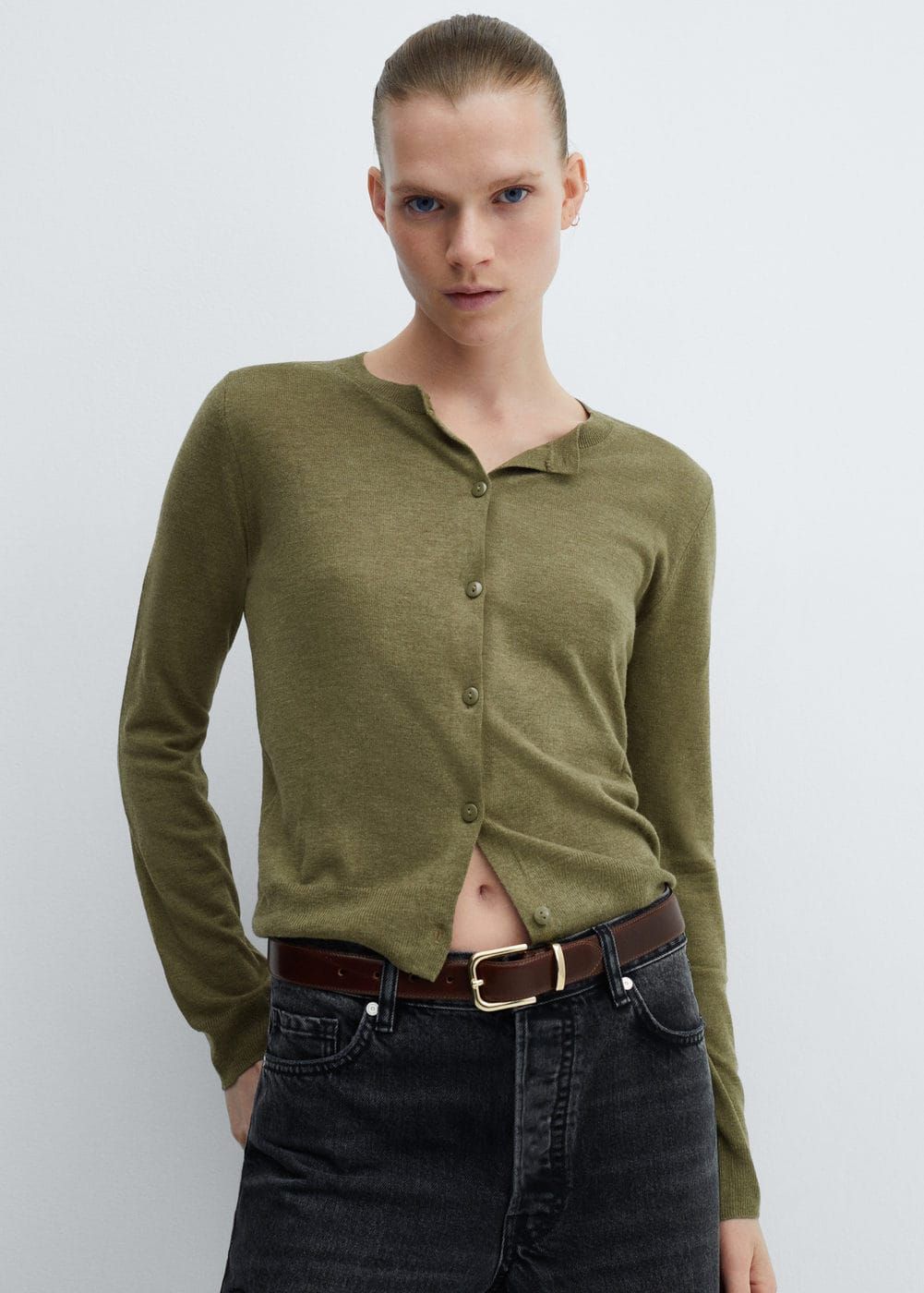 Button Knit Cardigan - Women