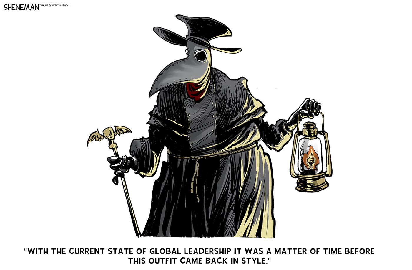Political cartoon