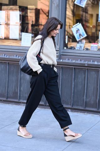 Katie Holmes walks in New York City