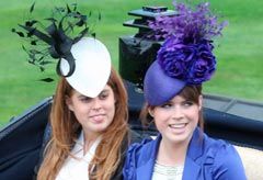 Princesses Beatrice and Eugenie