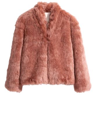 H&M Faux Fur Jacket, £39.99