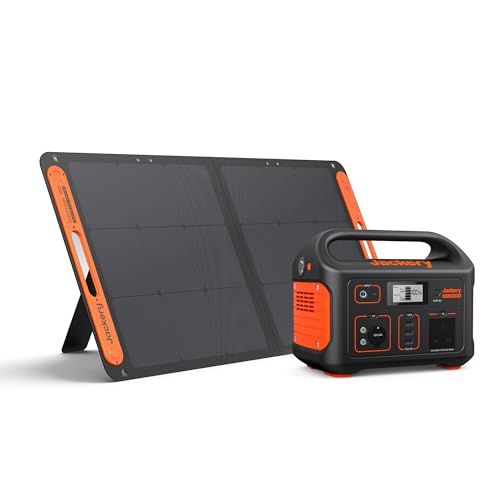 Solar Generator 500 With 100w Solar Panel