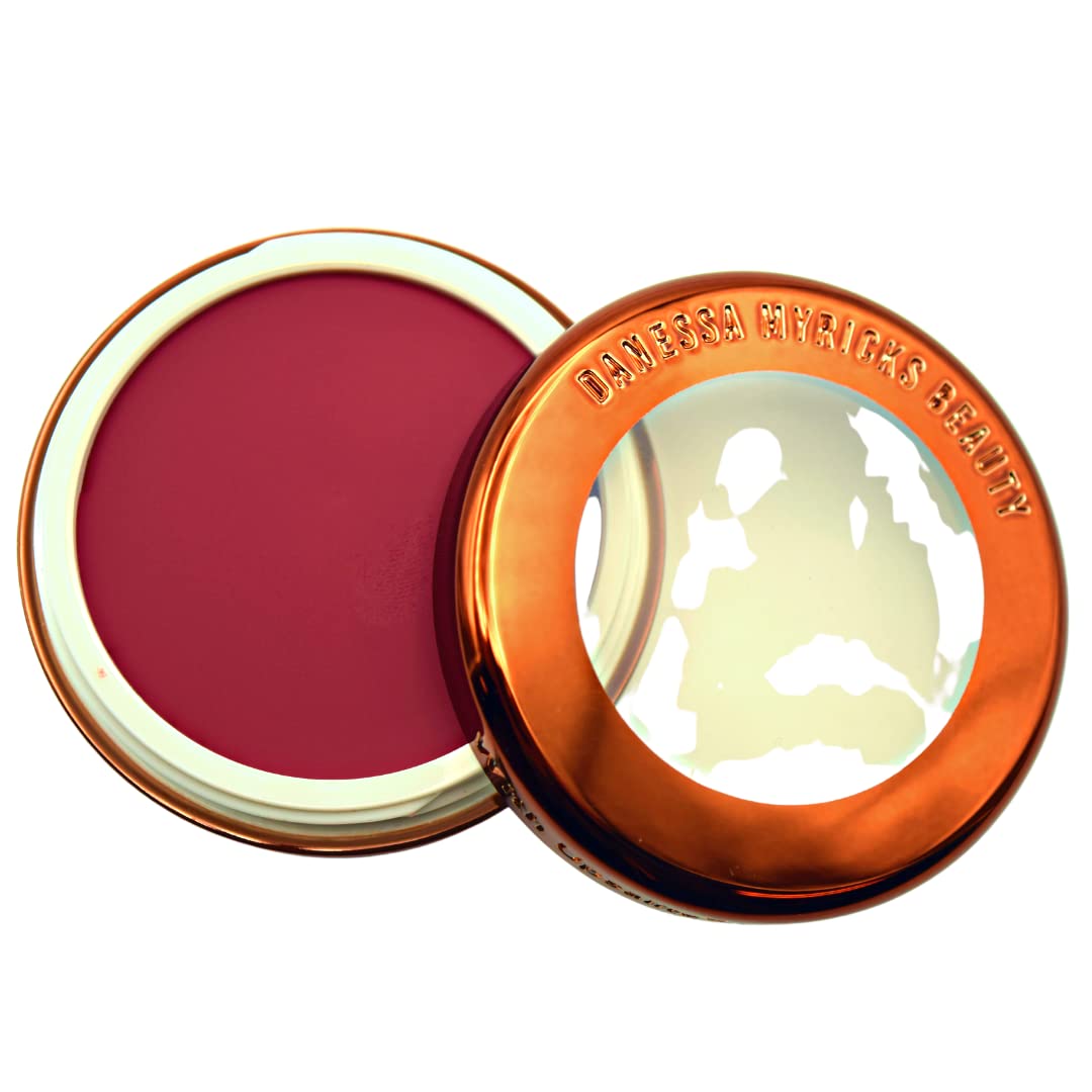 Danessa Myricks Beauty Yummy Skin Blurring Balm Powder Flushed - Matte Color for Cheek &amp;amp; Lip Dancing Queen