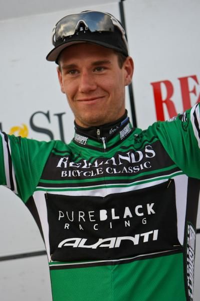 Bernard Van Uden (Pure Black) heads into the final stage with the sprint leader's jersey