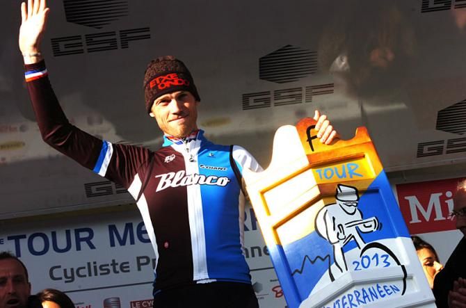 Tour M&eacute;diterran&eacute;en stage 2 winner Lars Boom (Blanco)