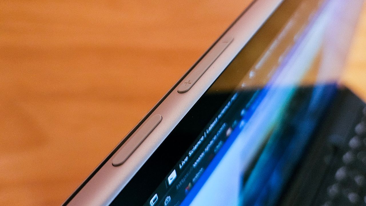 Microsoft surface pro 11 on a table.