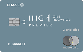 a picture of the IHG One Rewards Premier credit card 