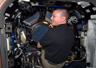 Astronaut Kjell Lindgren noted that the cupola on the International Space Station looks like the cockpit of a TIE fighter from "Star Wars."