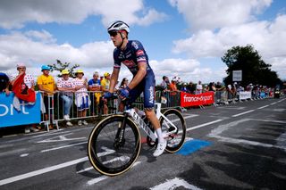 MRDEBRETAGNE GUERLDAN FRANCE JUNE 27 Petr Vako of Czech Republic and Team AlpecinFenix during the 108th Tour de France 2021 Stage 2 a 1835km stage from PerrosGuirec to MrdeBretagne Guerldan 293m LeTour TDF2021 on June 27 2021 in MrdeBretagne Guerldan France Photo by Chris GraythenGetty Images