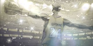 An illustration of Kobe Bryant in Dear Basketball
