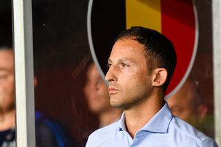 Belgium coach Domenico Tedesco during a game against Israel in September 2024.