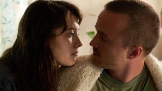 Mary Elizabeth Winstead and Aaron Paul in Smashed.