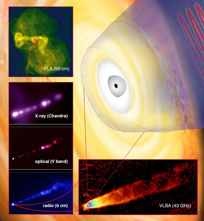 Mysterious Light Originates Near A Galaxy&#039;s Black Hole