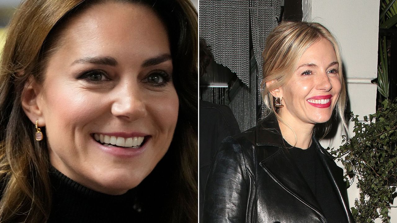 Kate Middleton and Sienna Miller wearing Missoma earrings 