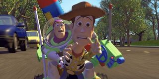 Buzz and Woody in the original Toy Story