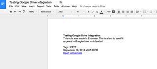 Back up Evernote to Google Drive