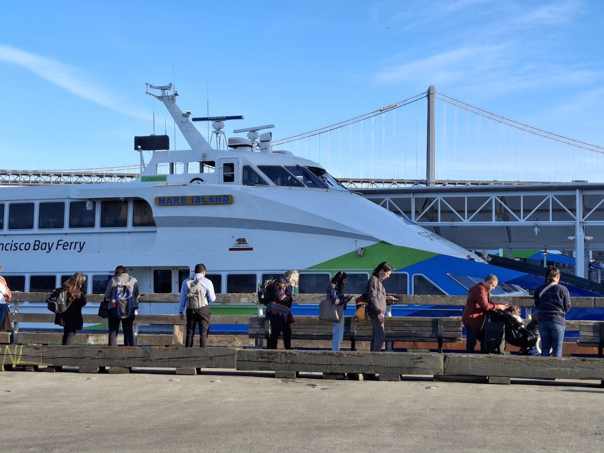 Ferry boat shot at 2x zoom by Galaxy A35