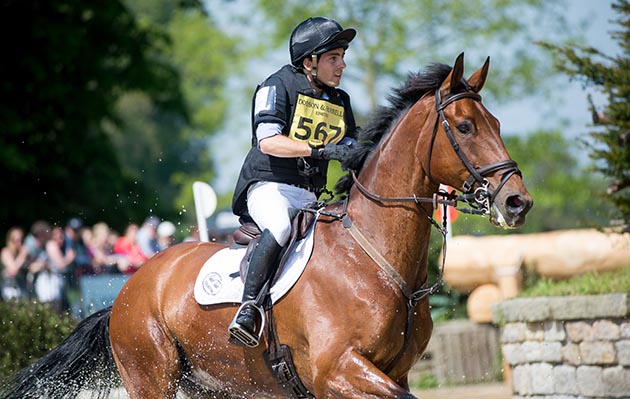 Gabriel Cury (BRA)&amp;NZB Grass Valley - Cross Country - Dodson&amp;Horrell Chatsworth International Horse Trials 2014 - Chatsworth House, Derbyshire, United Kingdom - 18 May 2014