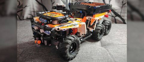 Lego Technic All-Terrain Vehicle 42139 - Finished build shown from the front