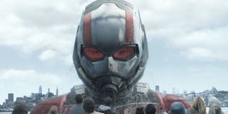 Ant-Man growing in Ant-Man and The Wasp