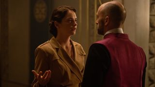 Mrs Coulter (RUTH WILSON), Cardinal MacPHAIL (WILL KEEN)