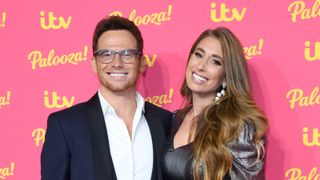 Joe Swash and Stacey Solomon attends the ITV Palooza 2019 at The Royal Festival Hall on November 12, 2019 in London