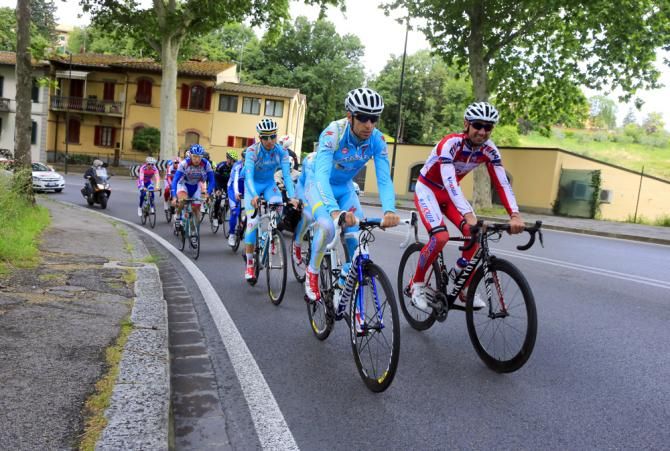 Vincenzo Nibali (Astana) and Damiano Caruso (katusha)