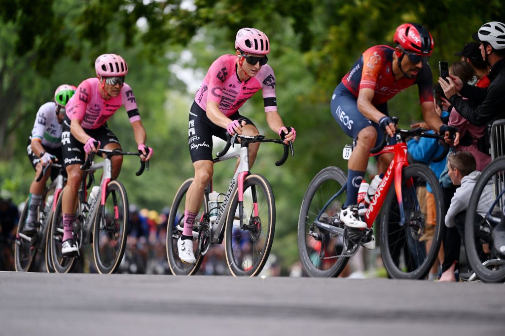 MONTREAL QUEBEC SEPTEMBER 10 10competes during to the 12th Grand Prix Cycliste de Montreal 2023 a 2214km one day race from Montreal to Montreal UCIWT on September 10 2023 in Montreal Quebec Photo by Dario BelingheriGetty Images