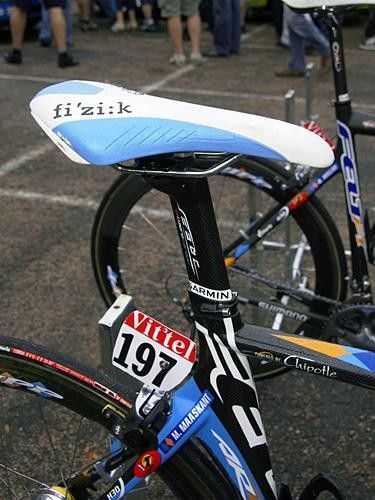 Naturally, the seatpost is aero-shaped, too.