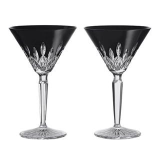 Lismore Black Martini, Pair