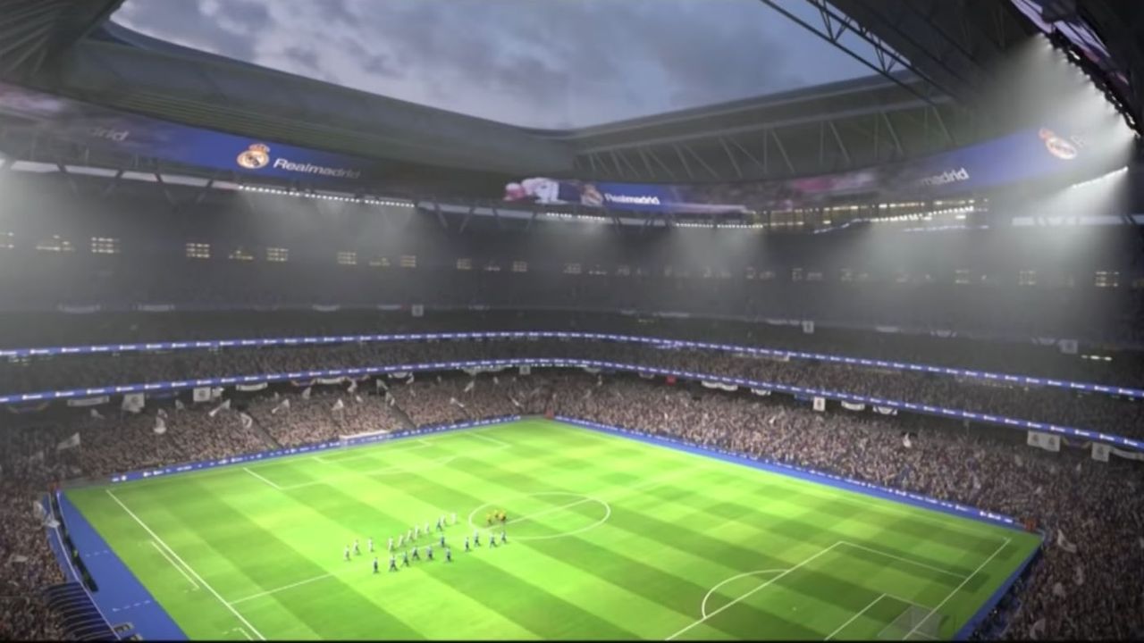 An artist’s impression of Real Madrid&amp;#039;s new Santiago Bernabéu