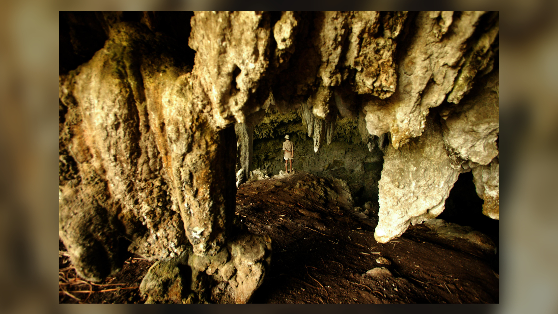 Salah satu gua tempat ditemukannya tulang belulang genus Homo fluorescens