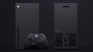 Xbox Series X Vorder- und Rückseite