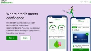 Website screenshot for Credit Karma