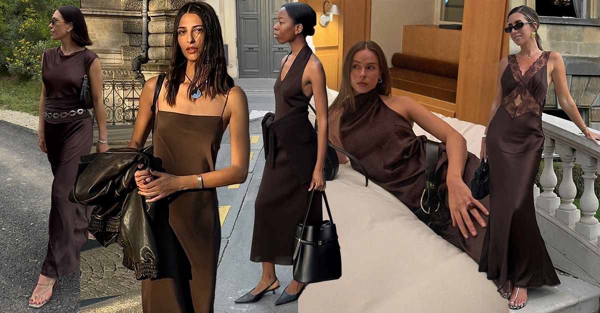 Not Black, Not White: This Is the Dress Color Fashion People Are Wearing From Stockholm to Paris