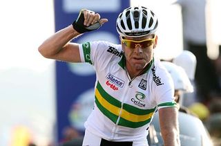 Cadel Evans wins the World Championship for Australia