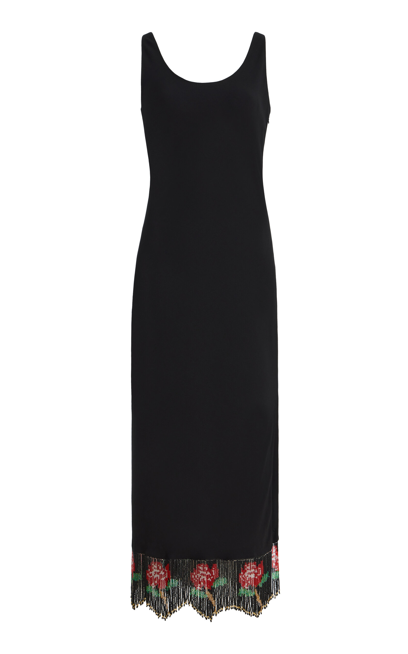 Exclusive Rosanna Embellished Crepe Maxi Dress