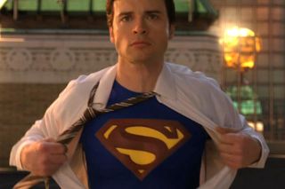 Tom Welling as Superman in 'Smallville.'