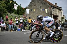 Remco Evenepoel time trials at the Tour de france