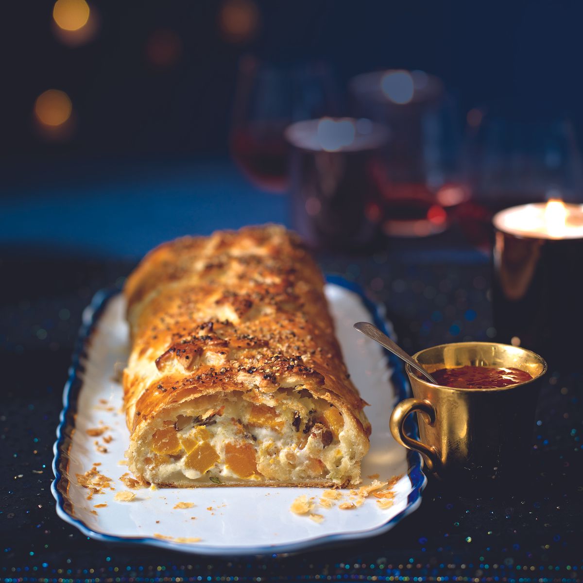 goats-curd-and-squash-wellington-main-course-recipes-woman-home