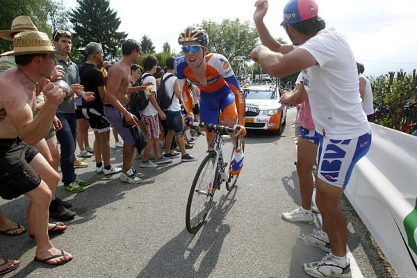 Steven Kruijswijk (Rabobank) rode to an excellent 14th place in the time trial.