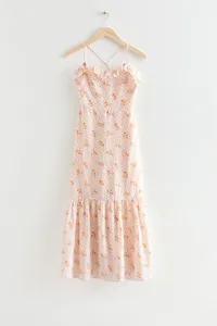 &amp; Other Stories Criss-Cross Strap Midi Dress $149 $50 | &amp; Other Stories