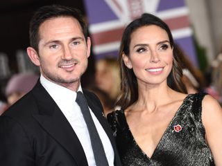 Frank and Christine Lampard pose for cameras