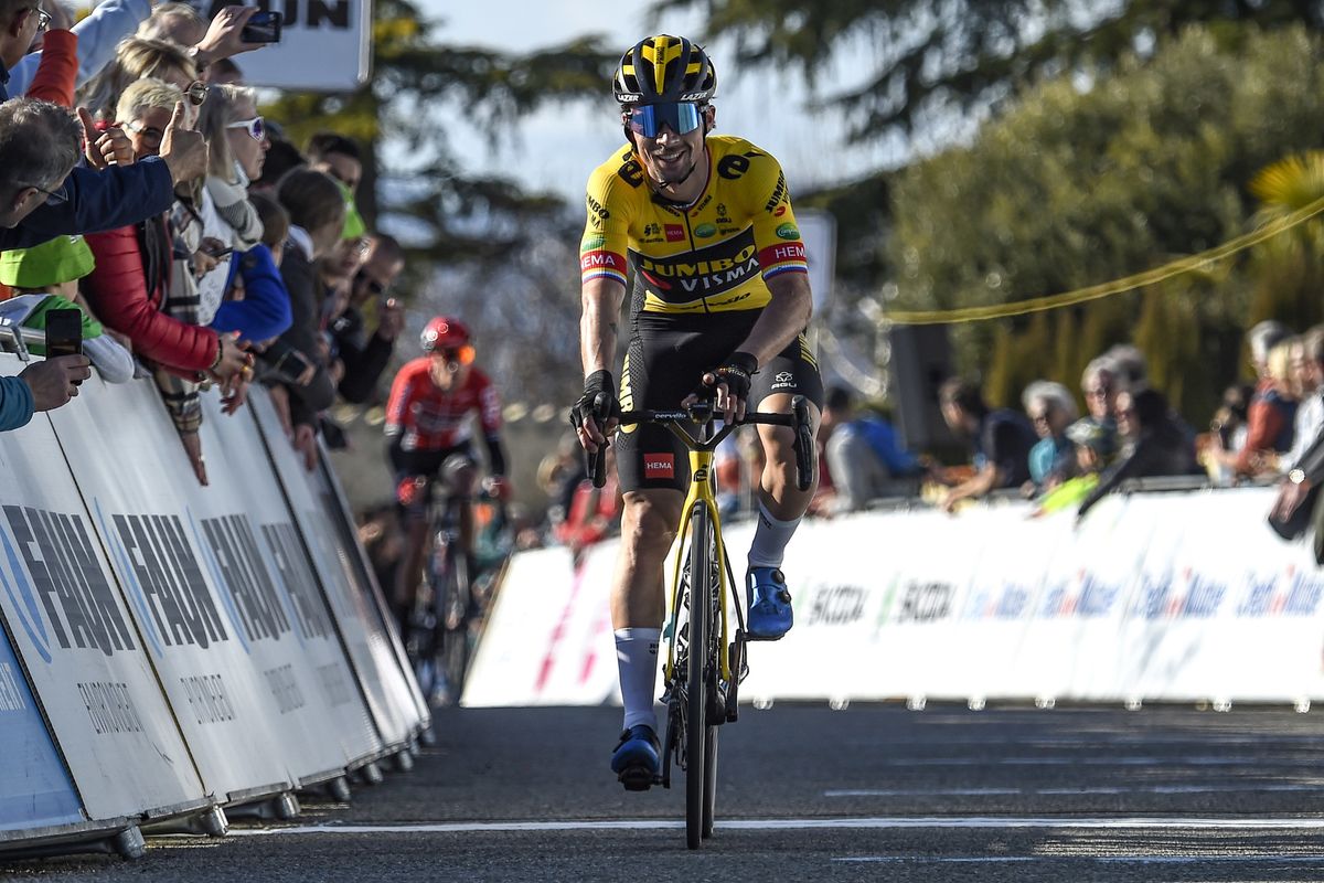 Drome Classic 2022 - 10th Edition - Etoile sur Rhone - Etoile sur Rhone 191,5 km - 27/02/2022 - Primoz Roglic (SLO - Team Jumbo - Visma) - photo Tommaso Pelagalli/SprintCyclingAgency&Acirc;&copy;2022