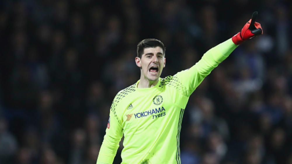 Thibaut Courtois in his Chelsea days